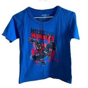 Marvel Gamerverse Boys Miles Morales Spiderman Graphic T-Shirt.